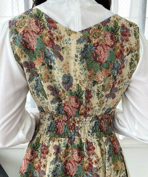 WEB限定】ショートジャケット付きゴブランセットアップ/an3 Limited  