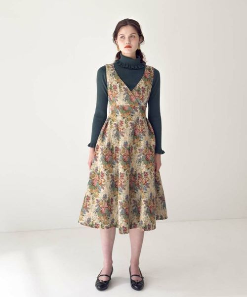 WEB限定】ショートジャケット付きゴブランセットアップ/an3 Limited  