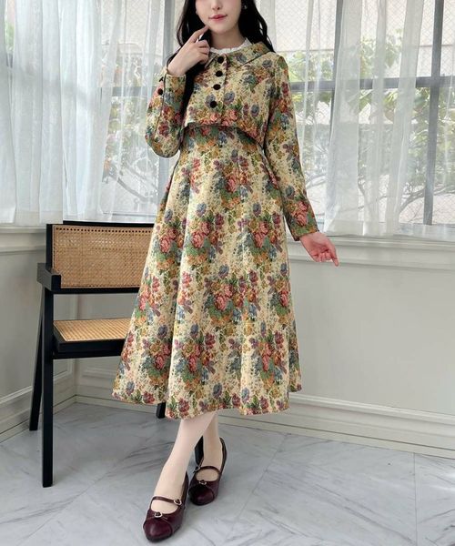 WEB限定】ショートジャケット付きゴブランセットアップ/an3 Limited  