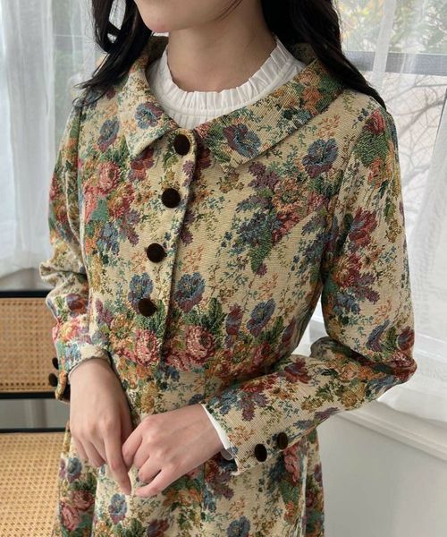 WEB限定】ショートジャケット付きゴブランセットアップ/an3 Limited