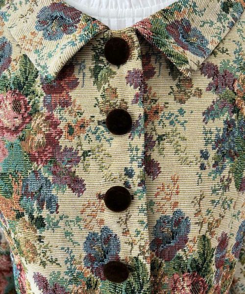 WEB限定】ショートジャケット付きゴブランセットアップ/an3 Limited  