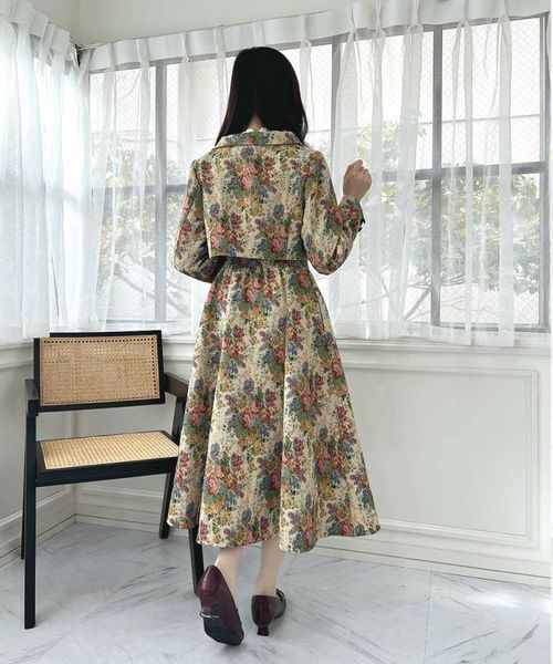 WEB限定】ショートジャケット付きゴブランセットアップ/an3 Limited  