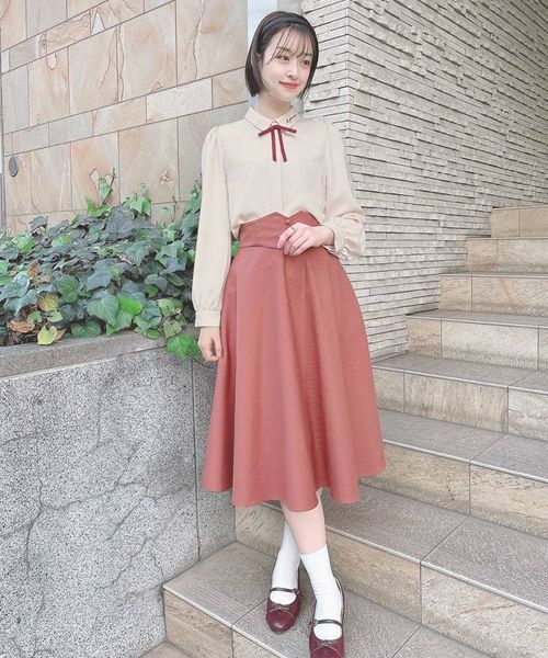コルセットベルト2wayフレアースカート/F&A [57CG03p001] | F i.n.t