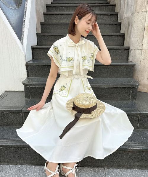 an another angelus ハンカチーフケープワンピース 新品タグ付き ハンカチーフケープワンピース/an another angelus [58BE03g012] | F