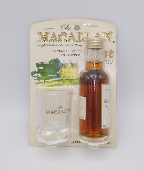 Glen Scotia 10年 & The Macallan 12年 セット マッカラン 12年 ショットグラスセット The MACALLAN 12years old