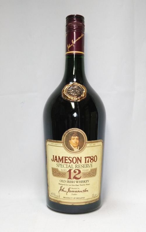 ジェムソン1780 12年 JAMESON 1780 OLD IRISH WHISKY 12years old 