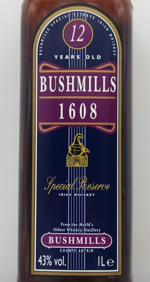ブッシュミルズ 12年 スペシャルリザーブ BUSHMILLS 1608 Special
