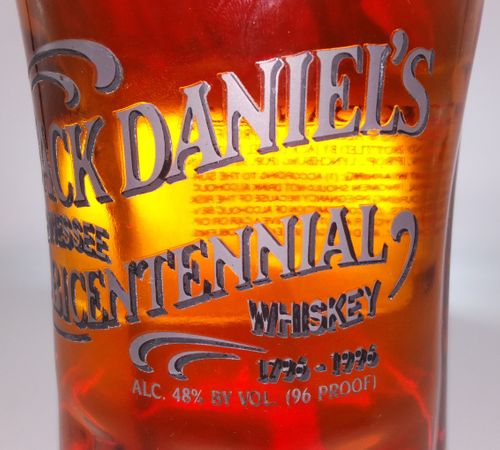 【希少品】ジャックダニエル　バイセンテナリ1796-1996 テネシーウイスキー ジャックダニエル バイセンテナリ 1796〜1996 200周年記念