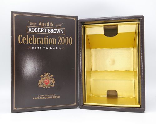 古酒　ﾛﾊﾞｰﾄﾌﾞﾗｳﾝ 2000年記念ﾎﾞﾄﾙ ロバートブラウン 2000年記念ボトル ROBERT BROWN Aged15 Celebra