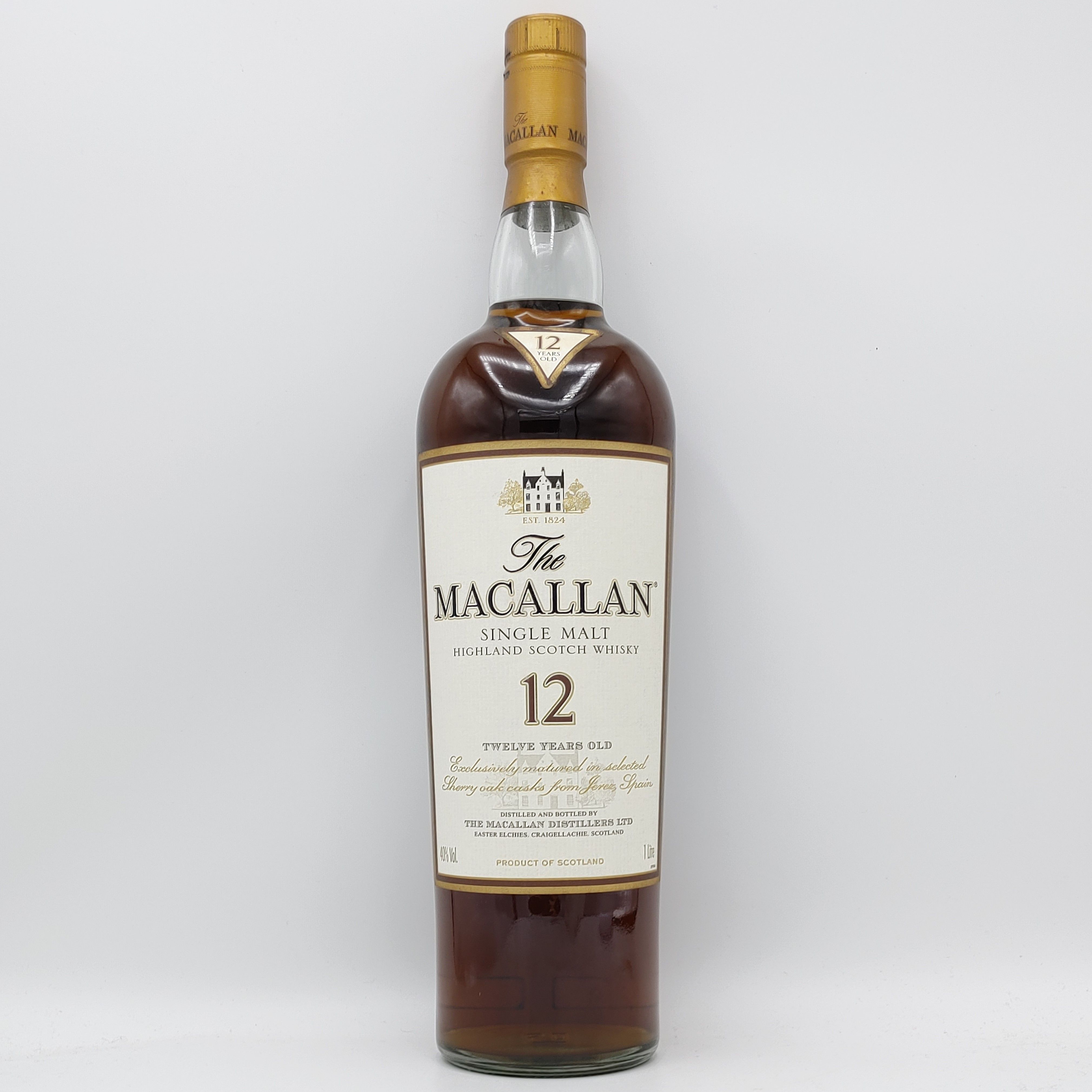 ザ マッカラン 12年 The MACALLAN 12years old SINGLE MALT HIGHLAND SCOTCH WHISKY |  Nostalgic liquor - Buyee