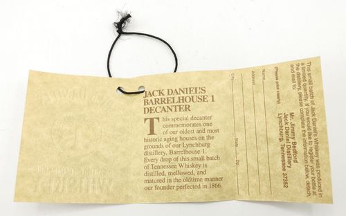 ジャックダニエル バレルハウス1 JACK DANIEL'S BARREL HOUSE1 OLD