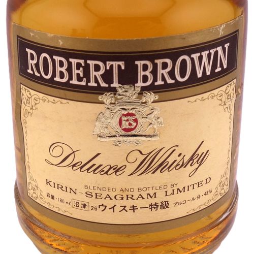 特級 ロバートブラウン デラックス ウイスキー キリンシーグラム ROBERT BROWN Deluxe Whisky KIRIN-SEAGRAM |  Nostalgic liquor - Buyee, an Online Proxy Shopping Service | Shop at  Nostalgic liquor