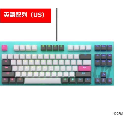 REALFORCE GX1 初音ミクコラボモデル(英語配列) REALFORCE GX1 KEYBOARD・初音ミクコラボモデル[X1UDM1] 英語配列