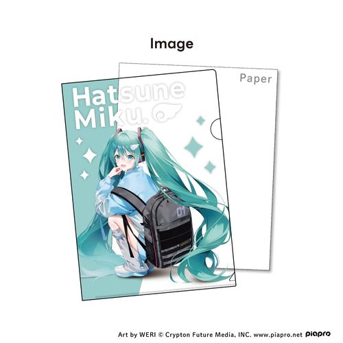 ミク A4クリアファイル_WERIイラスト | TSUKUMO - Buyee, an Online