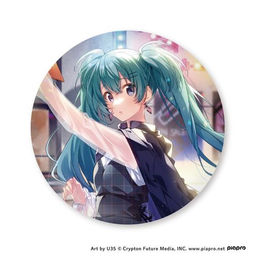 初音ミク 鏡音リン 60mm 缶バッジ Illustration U35 新品 初音ミク☆鏡音リン☆マジカルミライ☆缶バッジ☆illustation