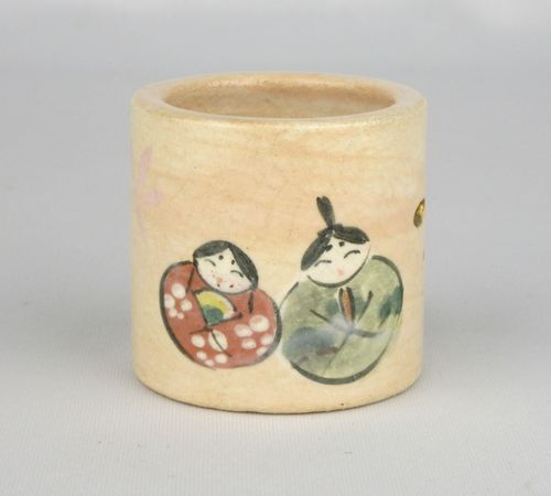 茶道具 染付高砂火入 五山窯 林淡幽 | Tea utensils Kuriyamaen 茶道具 染付高砂火入 五山窯 林淡幽 | Tea utensils Kuriyamaen