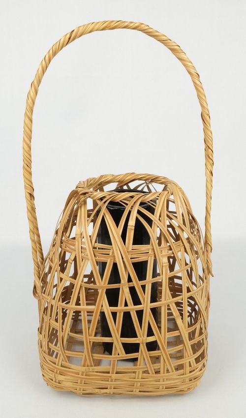 東竹園斎作 茶籠 網代編 野点 茶道具一式 共箱　DR613　R9y 東竹園斎作 茶籠 網代編 野点 茶道具一式 共箱 DR613 R9y - メルカリ