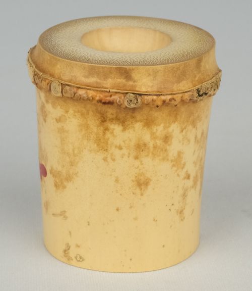 茶道具 竹蓋置一双 黒田正玄 鵬雲斎大宗匠書付 | Tea utensils