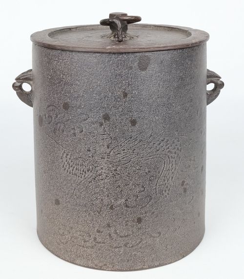 【茶道具】敬典　雲龍　釜 人間国宝 高橋敬典 雲龍釜 | 骨董品買取・和楽器買取 五宝堂