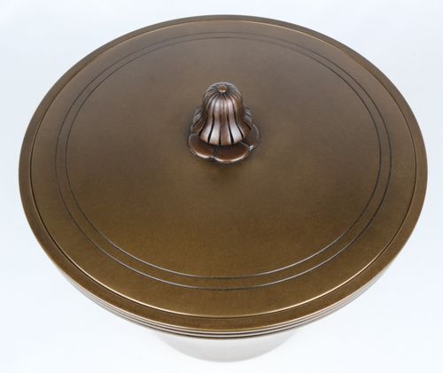 茶道具 唐金末広水指 吉羽與兵衛 | Tea utensils Kuriyamaen