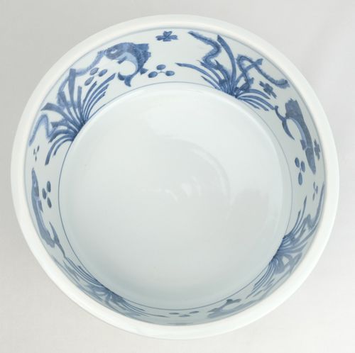 茶道具 染付山水平水指 西村徳泉 | - Online Temsilcili Alışveriş