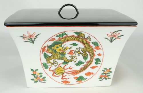 茶道具 万暦写枡形水指 西村徳泉 | - Buyee, um serviço de compras