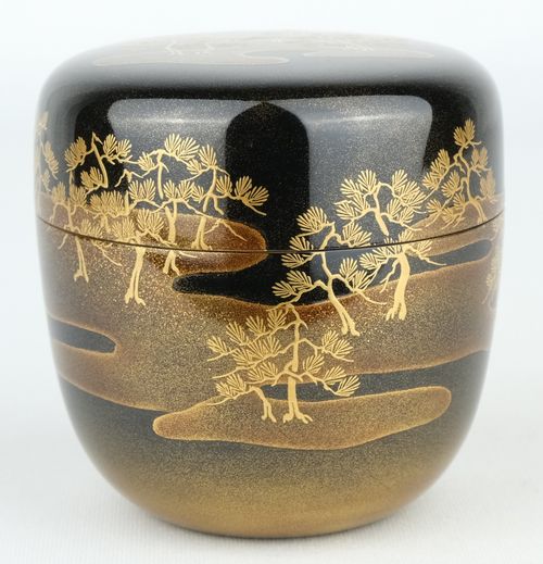 茶道具 洲浜蒔絵大棗 川上峰春 | Tea utensils Kuriyamaen - Buyee, an