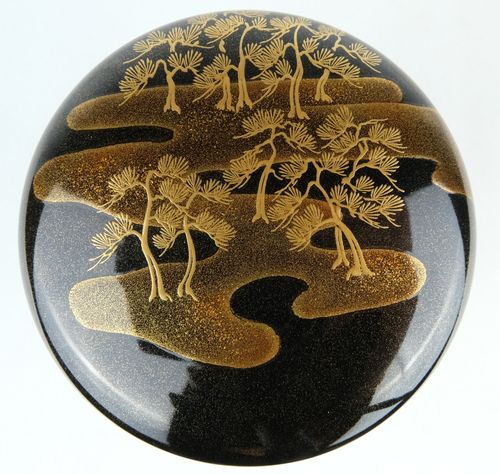 茶道具 洲浜蒔絵大棗 川上峰春 | Tea utensils Kuriyamaen - Buyee, an