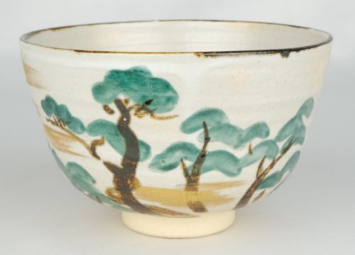 茶道具 松之絵茶碗 白井半七 | Tea utensils Kuriyamaen - Buyee, an 
