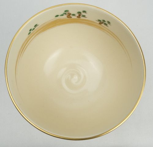 茶道具 色絵青海波に老松画茶碗 清閑寺窯（杉田祥平） | – Buyee
