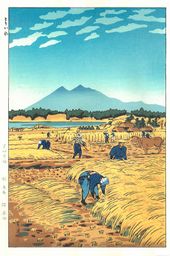 壬生川純一木版画田園ーJunichi Mibugawa Ruralー| - Buyee日本
