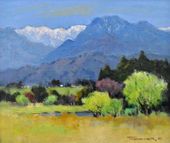 山羽斌士【山風景】 油彩 4号 山羽斌士【山風景】 油彩 4号 （安い 富士山絵画 油絵 油彩 風景