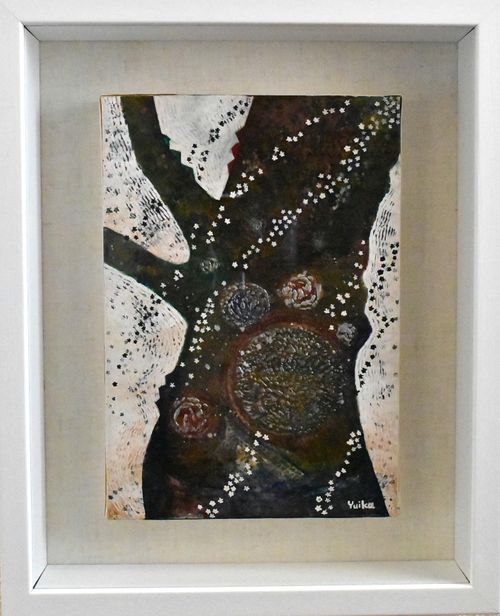 高い信頼 厚い信頼 高野結花 「追憶ざくら」 コンテンポラリーアート SM号 絵画+タペストリー