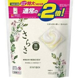 【新品未開封】P &G さらさ洗濯洗剤ジェルボール　つめかえ用　特大 26個 Amazon | P&G 洗濯用洗剤 さらさ洗剤ジェルボール本体×6