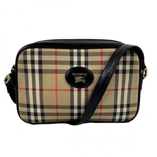 BURBERRY LONDON バーバリー ノバチェック 巾着 ショルダーバッグ BURBERRY - バーバリー レザー 巾着 ショルダーバッグ ブラック ノバ