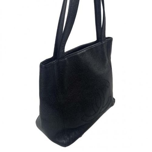 CHANEL シャネル　ココマーク　キャビアスキン　トートバッグ CHANEL シャネル ココマーク トートバッグ キャビアスキン