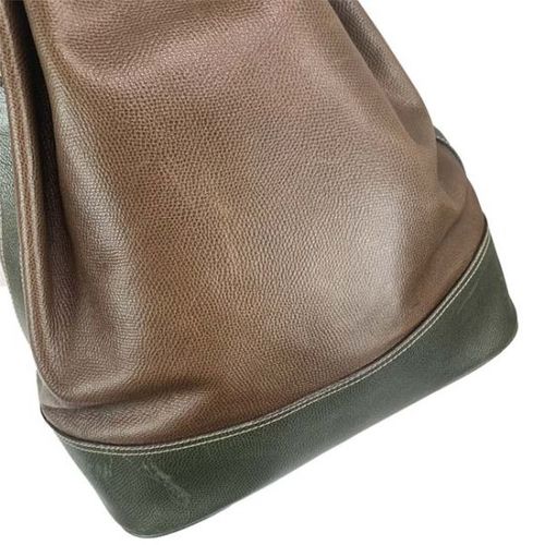LOEWE ロエベ アナグラム レザー 巾着 ショルダーバッグ