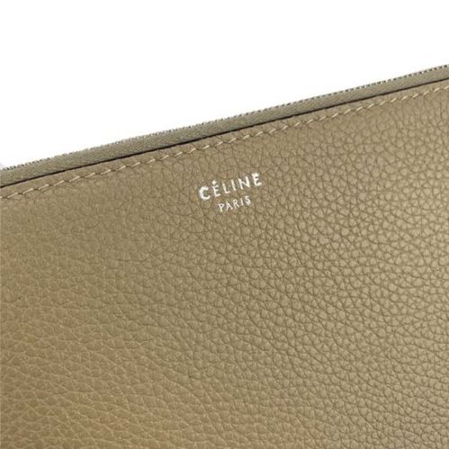 CELINE<BR>セリーヌ レザー ジップラウンドファスナー長財布 | - Buyee