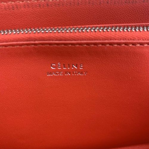 CELINE<BR>セリーヌ レザー ジップラウンドファスナー長財布 | - Buyee