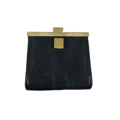 美品 CELINE セリーヌ 二つ折り財布 がま口 マカダム PVC レザー CELINE<BR>セリーヌ マカダム PVC/レザー 二つ折り財布 | CARA