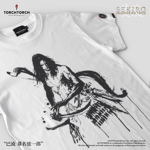 SEKIRO: SHADOWS DIE TWICE x TORCH TORCH / Genichiro, Way of Tomoe T-SHIRT  White Size:L | MAMEGYORAI - Buyee, an Online Proxy Shopping Service | Shop  at MAMEGYORAI