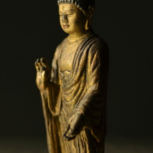 極小仏像 阿弥陀如来 金銅仏仕上げ | Rekishi Plus - Buyee, an Online