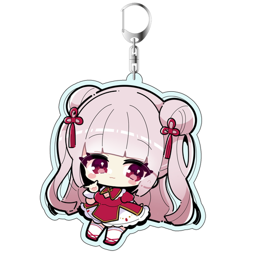 狐月れんげ【桃源郷ch】アクリルキーホルダー 2022Birthday ver