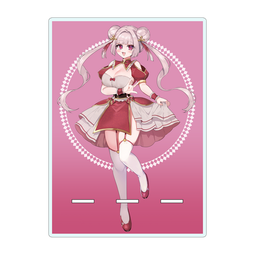 狐月れんげ【桃源郷ch】アクリルスマホスタンド 2022Birthday ver