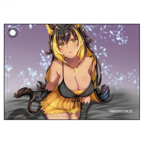 猫小夜くろえ【Chloe Ch.】合皮パスケース | おしながきONLINE - Buyee