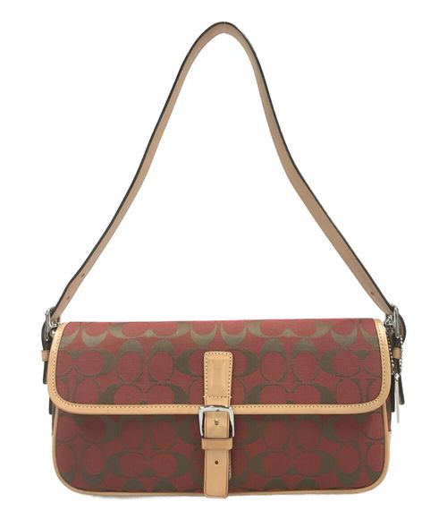 COACH ミニショルダーバッグ 斜め掛け シグネチャー 6844 レディース
