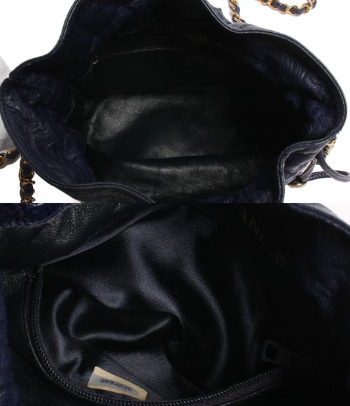 シャネル ココマーク チェーン ショルダーバッグ オーストリッチ