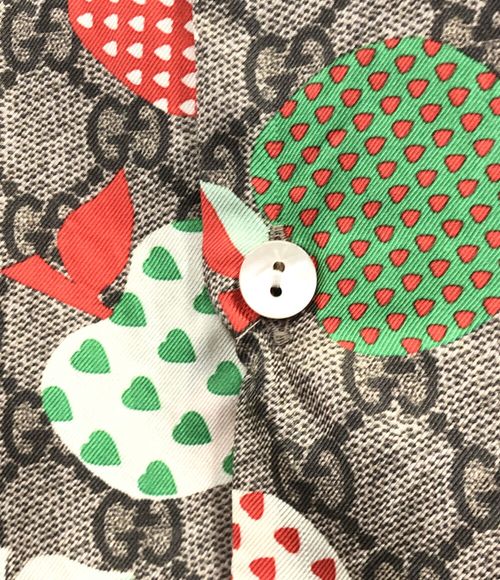 g*a様 GUCCI半袖シャツ パターン入り g*a様 GUCCI半袖シャツ パターン入り GUCCI グッチ レトロ