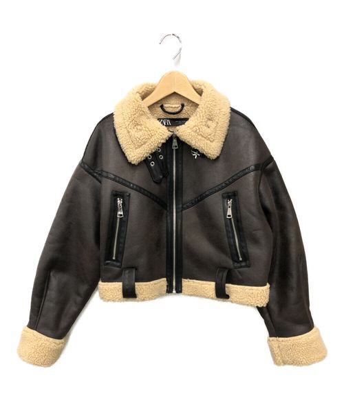 ZARA ムートンコート ボアジャケット レディース | - Buyee, an Online