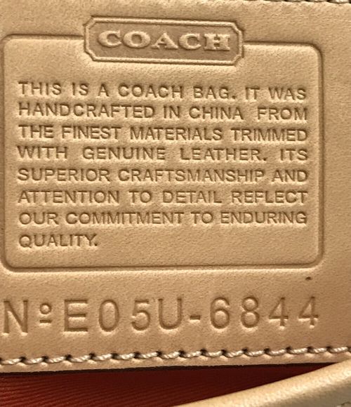 coach ショルダーバッグ　ミニ　6844 COACH ミニショルダーバッグ 斜め掛け 6844 レディース | - Buyee, an